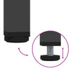 Stella Homewares Bedside Cabinets 2 pcs Black 36x39x68 cm Steel