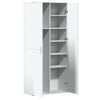 Stella Homewares Highboard White 80x35x180 cm Engineered Wood