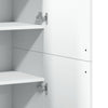 Stella Homewares Highboard White 80x35x180 cm Engineered Wood