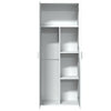 Stella Homewares Highboard White 70x35x180 cm Engineered Wood