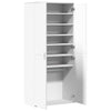 Stella Homewares Shoe Cabinet White 80x39x178 cm Engineered Wood