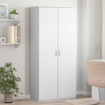 Stella Homewares Shoe Cabinet White 80x39x178 cm Engineered Wood