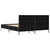 Stella Homewares Bed Frame without Mattress Black 150x200 cm