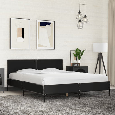 Stella Homewares Bed Frame without Mattress Black 150x200 cm