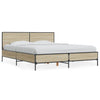 Stella Homewares Bed Frame without Mattress Sonoma Oak 150x200 cm
