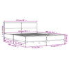 Stella Homewares Bed Frame without Mattress Sonoma Oak 150x200 cm