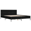 Stella Homewares Bed Frame without Mattress Black 135x190 cm