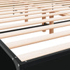 Stella Homewares Bed Frame without Mattress Black 135x190 cm
