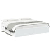 Stella Homewares Bed Frame without Mattress White 183x203 cm King