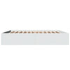 Stella Homewares Bed Frame without Mattress White 183x203 cm King
