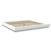 Stella Homewares Bed Frame without Mattress White 183x203 cm King