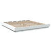 Stella Homewares Bed Frame without Mattress White 183x203 cm King
