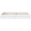 Stella Homewares Bed Frame with Drawers without Mattress White 150x200 cm