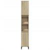 Stella Homewares Bathroom Cabinet Sonoma Oak 30x30x190 cm Engineered Wood