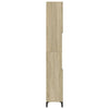 Stella Homewares Bathroom Cabinet Sonoma Oak 30x30x190 cm Engineered Wood