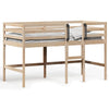 Stella Homewares Kids' Loft Bed without Mattress 92x187 cm Single Solid Wood Pine