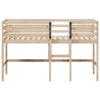 Stella Homewares Kids' Loft Bed without Mattress 92x187 cm Single Solid Wood Pine