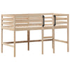 Stella Homewares Kids' Loft Bed without Mattress 90x190 cm Solid Wood Pine