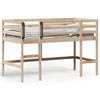 Stella Homewares Kids' Loft Bed without Mattress 92x187 cm Single Solid Wood Pine