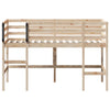 Stella Homewares Kids' Loft Bed without Mattress 92x187 cm Single Solid Wood Pine
