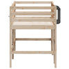 Stella Homewares Kids' Loft Bed without Mattress 92x187 cm Single Solid Wood Pine