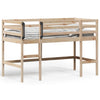 Stella Homewares Kids' Loft Bed without Mattress 90x190 cm Solid Wood Pine