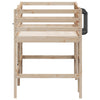 Stella Homewares Kids' Loft Bed without Mattress 90x190 cm Solid Wood Pine