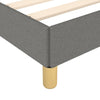 Stella Homewares Bed Frame without Mattress Dark Grey 137x187 cm Double Fabric