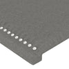 Stella Homewares Bed Frame without Mattress Dark Grey 137x187 cm Double Fabric