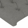 Stella Homewares Bed Frame without Mattress Dark Grey 137x187 cm Double Fabric