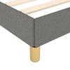 Stella Homewares Bed Frame without Mattress Dark Grey 152x203 cm Queen Fabric