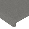 Stella Homewares Bed Frame without Mattress Dark Grey 107x203 cm King Single Size Fabric