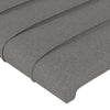 Stella Homewares Bed Frame without Mattress Dark Grey 107x203 cm King Single Size Fabric
