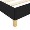 Stella Homewares Bed Frame without Mattress Black 107x203 cm King Single Size Fabric