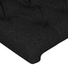Stella Homewares Bed Frame without Mattress Black 107x203 cm King Single Size Fabric