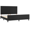 Stella Homewares Bed Frame without Mattress Black 152x203 cm Queen Faux Leather