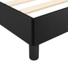 Stella Homewares Bed Frame without Mattress Black 152x203 cm Queen Faux Leather