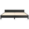 Stella Homewares Bed Frame without Mattress Black 152x203 cm Queen Faux Leather