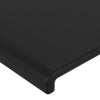 Stella Homewares Bed Frame without Mattress Black 107x203 cm King Single Size Velvet
