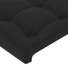Stella Homewares Bed Frame without Mattress Black 107x203 cm King Single Size Velvet