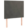 Stella Homewares Bed Frame without Mattress Dark Grey 107x203 cm King Single Size Velvet