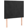 Stella Homewares Bed Frame without Mattress Black 107x203 cm King Single Size Velvet