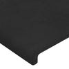 Stella Homewares Bed Frame without Mattress Black 107x203 cm King Single Size Velvet
