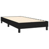 Stella Homewares Box Spring Bed with Mattress Black 106x203 cm King Single Size Fabric