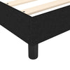 Stella Homewares Box Spring Bed with Mattress Black 153x203 cm Queen Size Fabric
