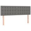 Stella Homewares Box Spring Bed with Mattress Dark Grey 153x203 cm Queen Size Fabric
