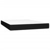 Stella Homewares Box Spring Bed with Mattress Black 153x203 cm Queen Size Fabric