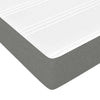 Stella Homewares Box Spring Bed with Mattress&LED Dark Grey 137x187 cm Double Size Fabric