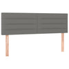 Stella Homewares Box Spring Bed with Mattress&LED Dark Grey 153x203 cm Queen Size Fabric