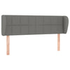 Stella Homewares Box Spring Bed with Mattress Dark Grey 137x187 cm Double Size Fabric